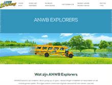 Tablet Screenshot of anwbexplorers.nl